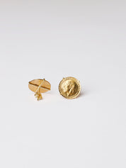 Aurel Gold - 4 Prongs Lira Earring